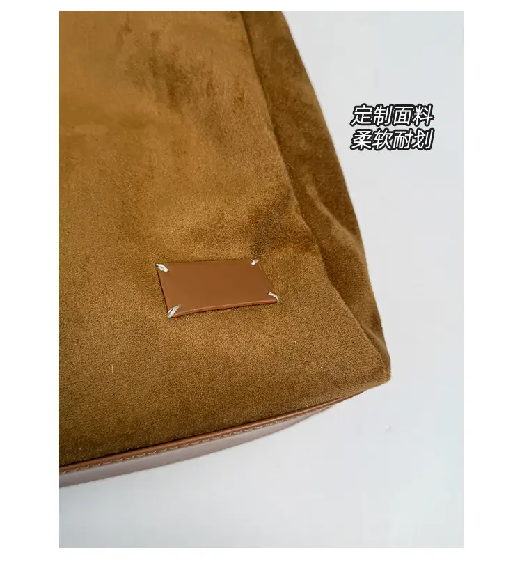 Women Large Capacity Brown Canvas Shoulder Bag 2025 — feature 7