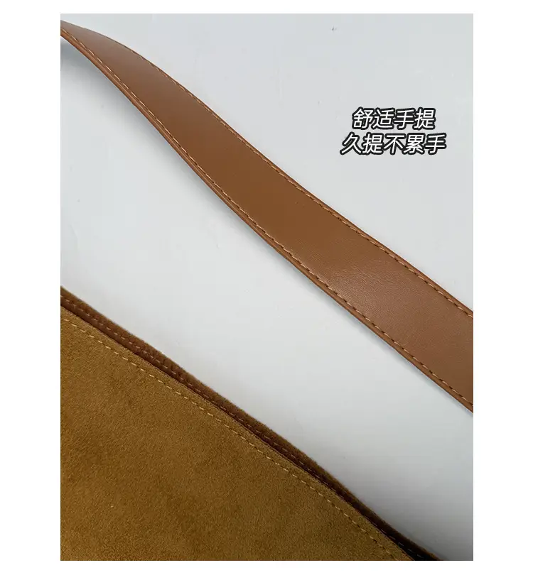 Women Large Capacity Brown Canvas Shoulder Bag 2025 — feature 9