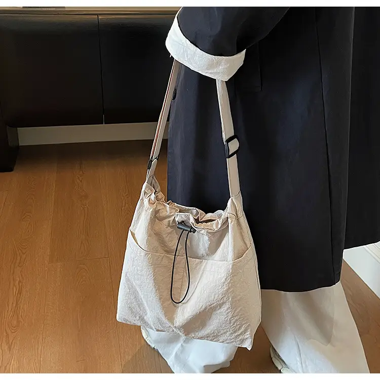 Women's Brown Cloth Shoulder Bag Large Capacity 2025 — feature 19