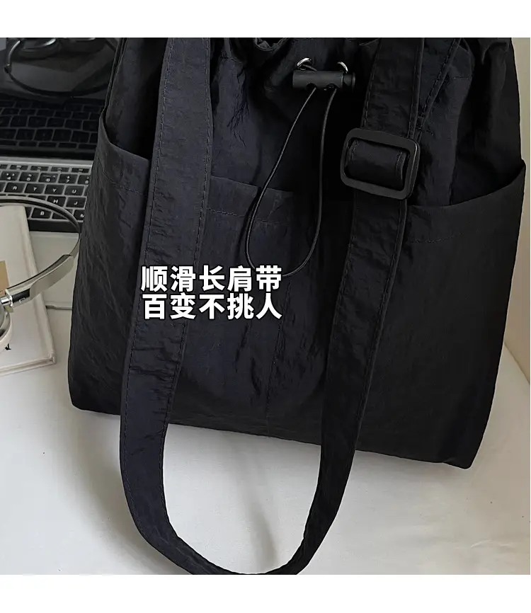 Women's Brown Cloth Shoulder Bag Large Capacity 2025 — feature 6
