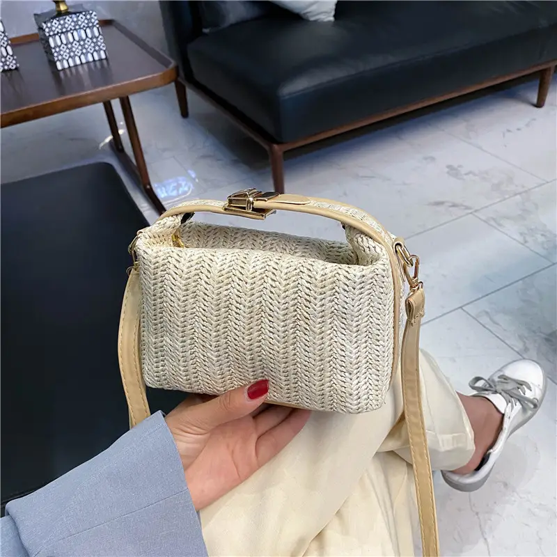 Korean Style Straw Crossbody Bag for Women 2025 - Image 4