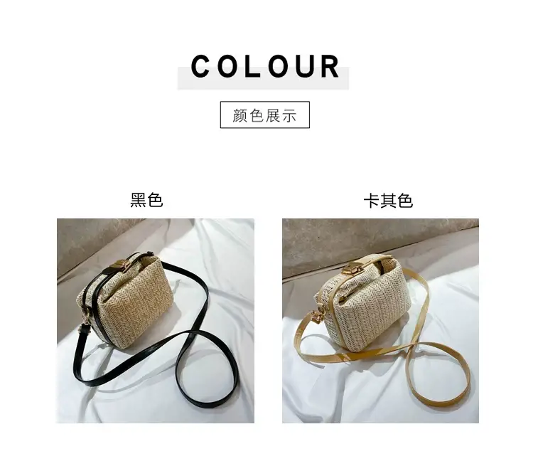Korean Style Straw Crossbody Bag for Women 2025 — feature 1