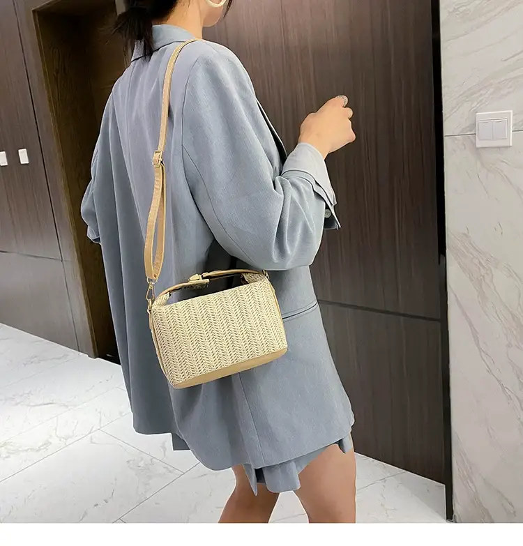 Korean Style Straw Crossbody Bag for Women 2025 — feature 11