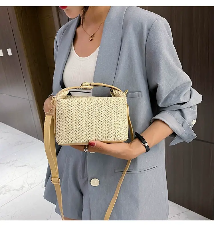 Korean Style Straw Crossbody Bag for Women 2025 — feature 7