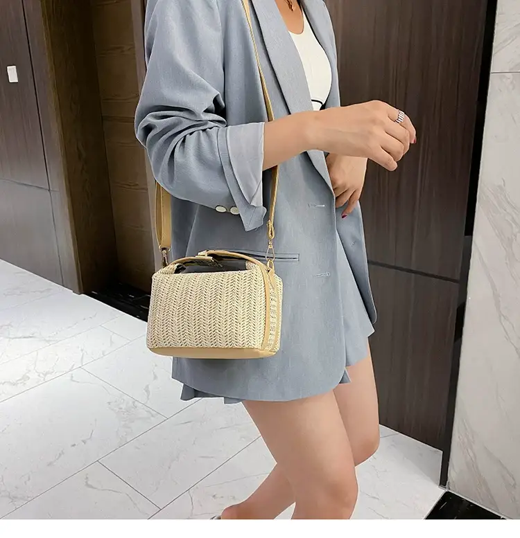 Korean Style Straw Crossbody Bag for Women 2025 — feature 8