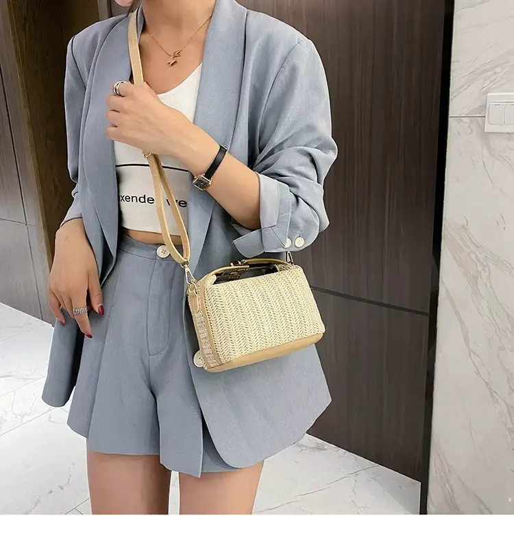 Korean Style Straw Crossbody Bag for Women 2025 — feature 9