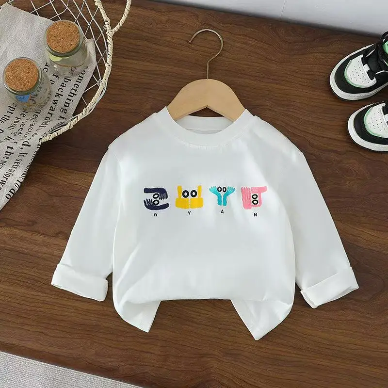 Boys Long Sleeve Cartoon Swan Top Brown - Image 7