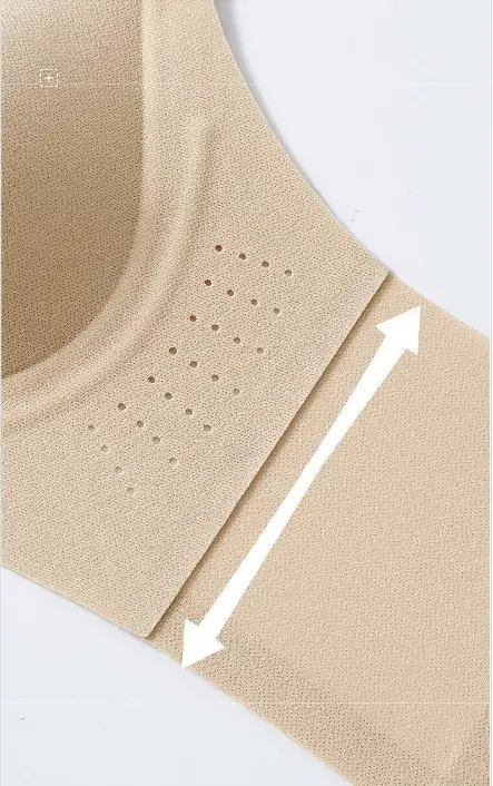Hellosunny Mori Breath Soft Lift Bra Breathable Liquid Foundation Invisible Underwear Lace Nylon Cotton Full Cup — feature 5