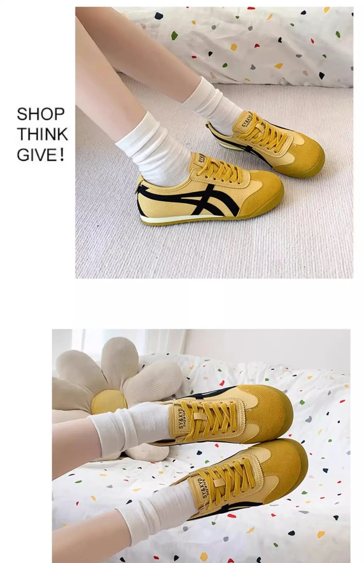 Retro Yellow Women's Casual Training Shoes 2025 — feature 18