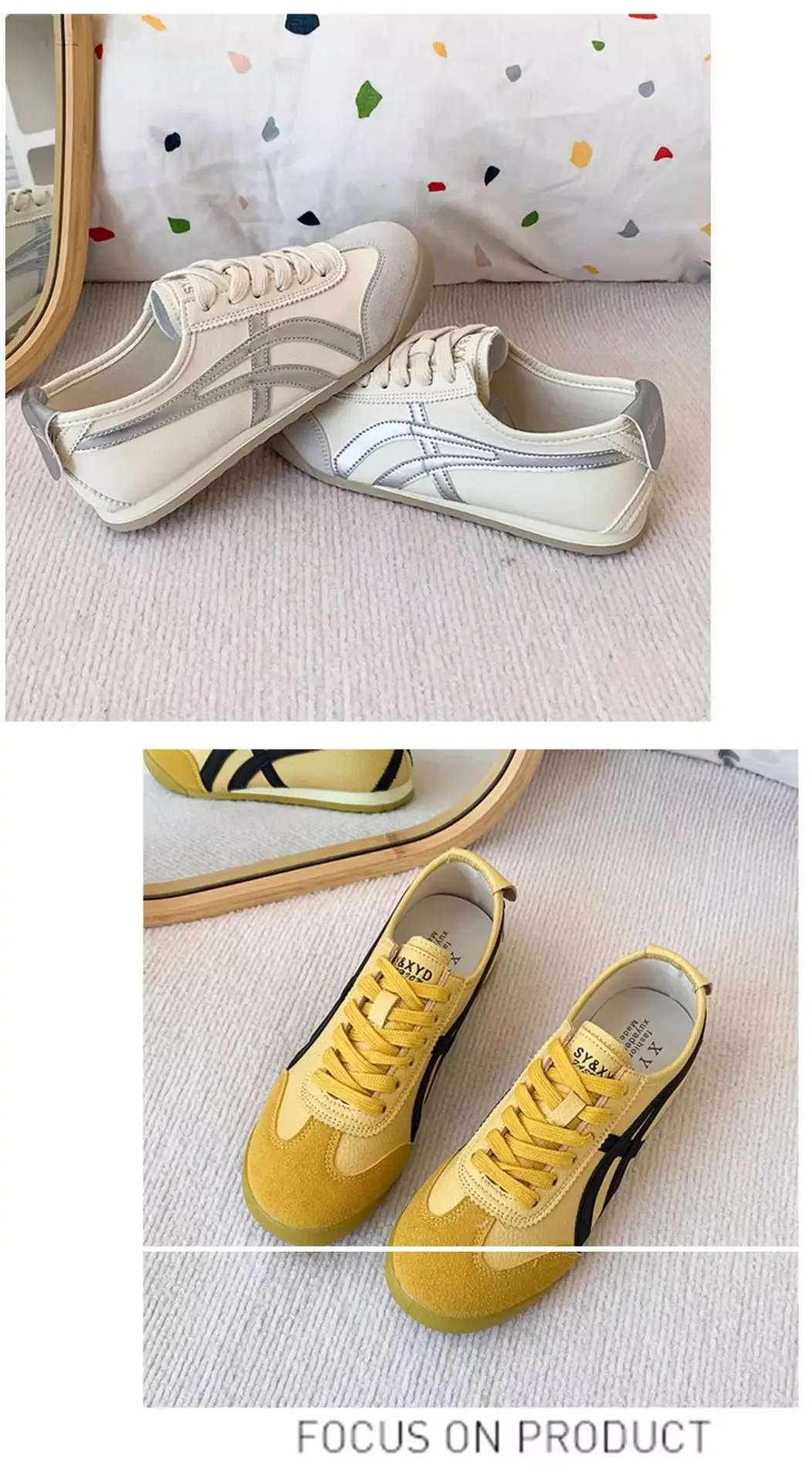 Retro Yellow Women's Casual Training Shoes 2025 — feature 24