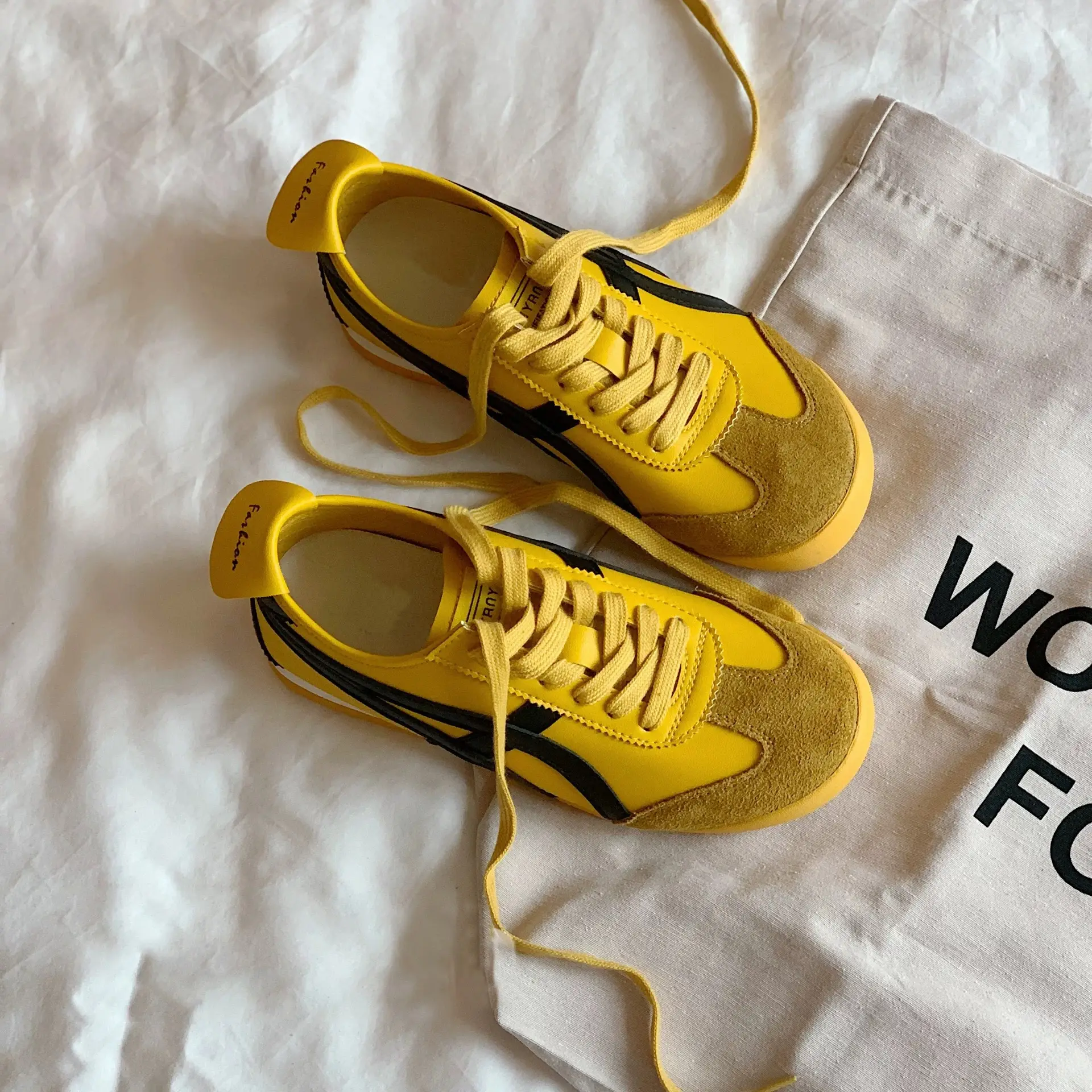 Retro Yellow Women's Casual Training Shoes 2025 — feature 5