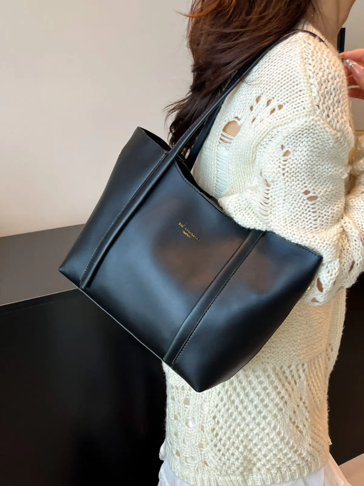 Brown Cross-Border Tote Bag for Women