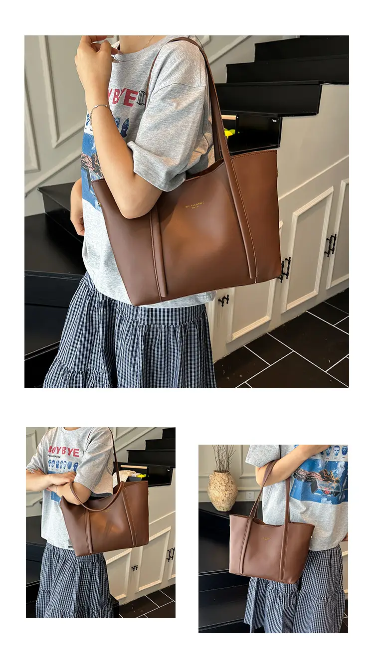 Brown Cross-Border Tote Bag for Women — feature 15