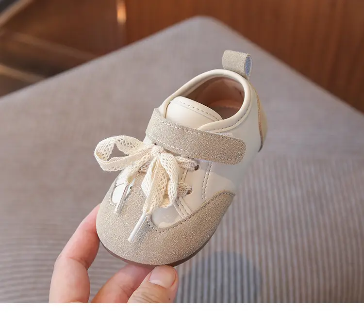 Korean Style Baby Girl Leather Shoes Wear-Resistant Soft Sole Baby Toddler Shoes Casual Girls Bean Spring and Autum New Children's Shoes — feature 17