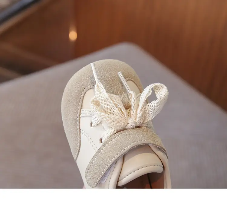 Korean Style Baby Girl Leather Shoes Wear-Resistant Soft Sole Baby Toddler Shoes Casual Girls Bean Spring and Autum New Children's Shoes — feature 18
