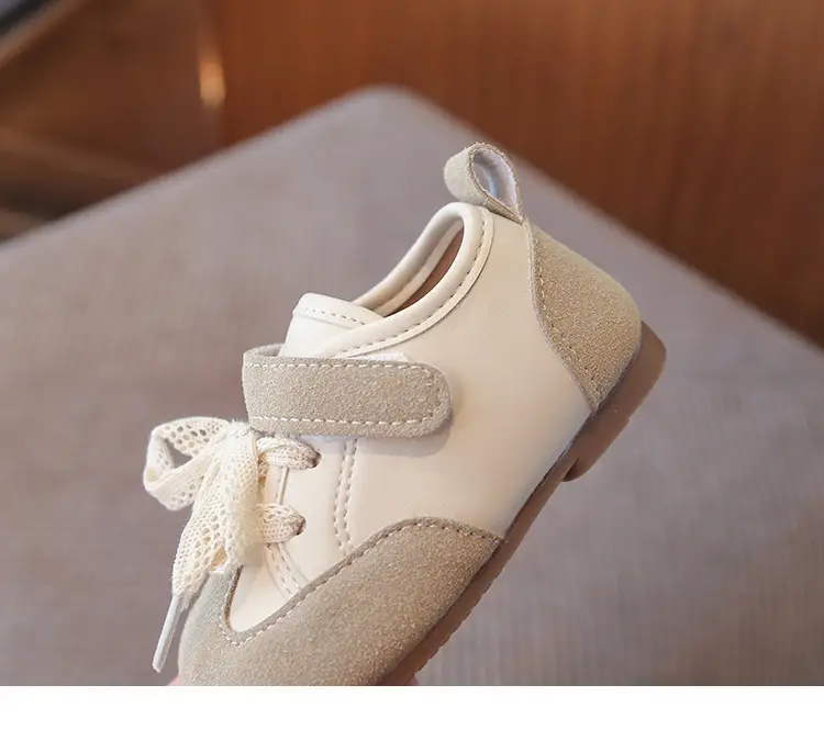 Korean Style Baby Girl Leather Shoes Wear-Resistant Soft Sole Baby Toddler Shoes Casual Girls Bean Spring and Autum New Children's Shoes — feature 19