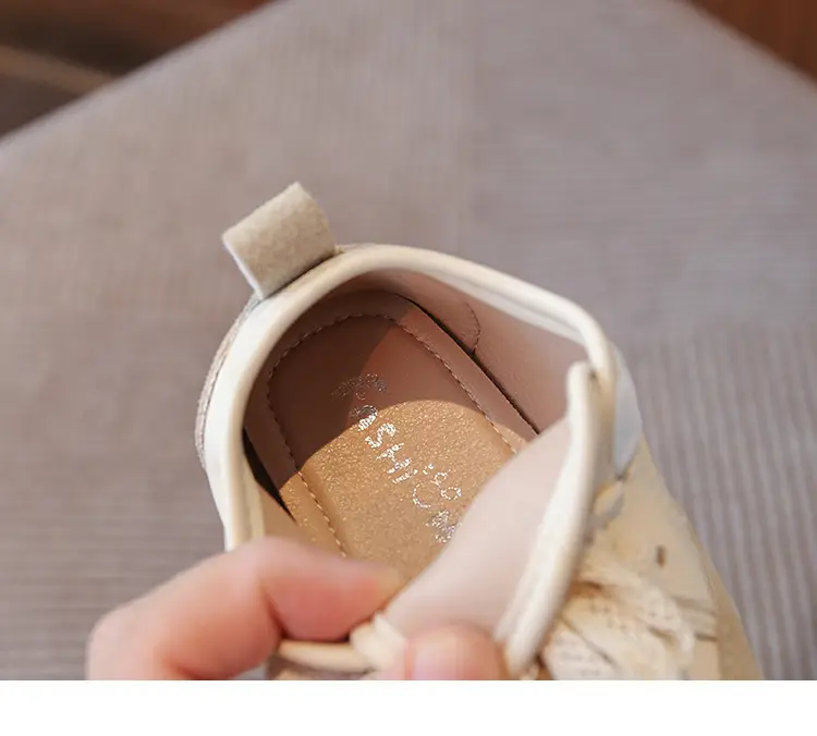 Korean Style Baby Girl Leather Shoes Wear-Resistant Soft Sole Baby Toddler Shoes Casual Girls Bean Spring and Autum New Children's Shoes — feature 20