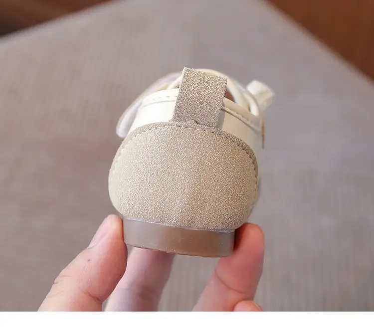 Korean Style Baby Girl Leather Shoes Wear-Resistant Soft Sole Baby Toddler Shoes Casual Girls Bean Spring and Autum New Children's Shoes — feature 21