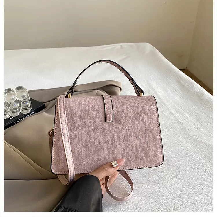 Textured Grey Square Handbag for Women 2026 — feature 13