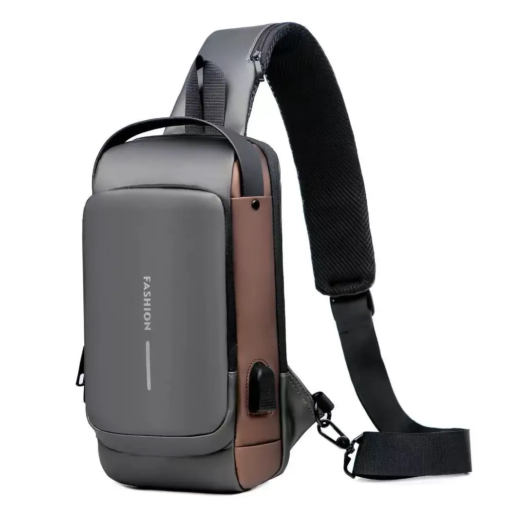 Men's Chest Bag Password Lock Anti-Theft Cycling Bag Casual Outdoor Running Waist Bag Single Shoulder Crossbody Sports Motorcycle Bag - Image 8