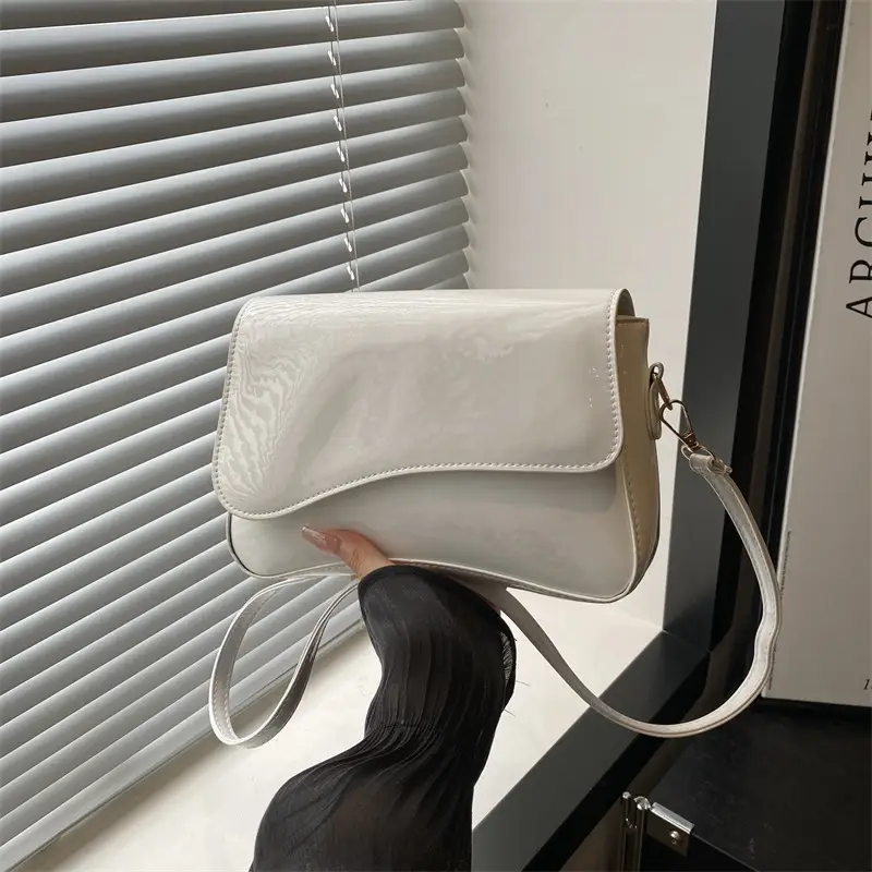Women's Small Square Crossbody Bag Pure Leather Tan 2025 - Image 4