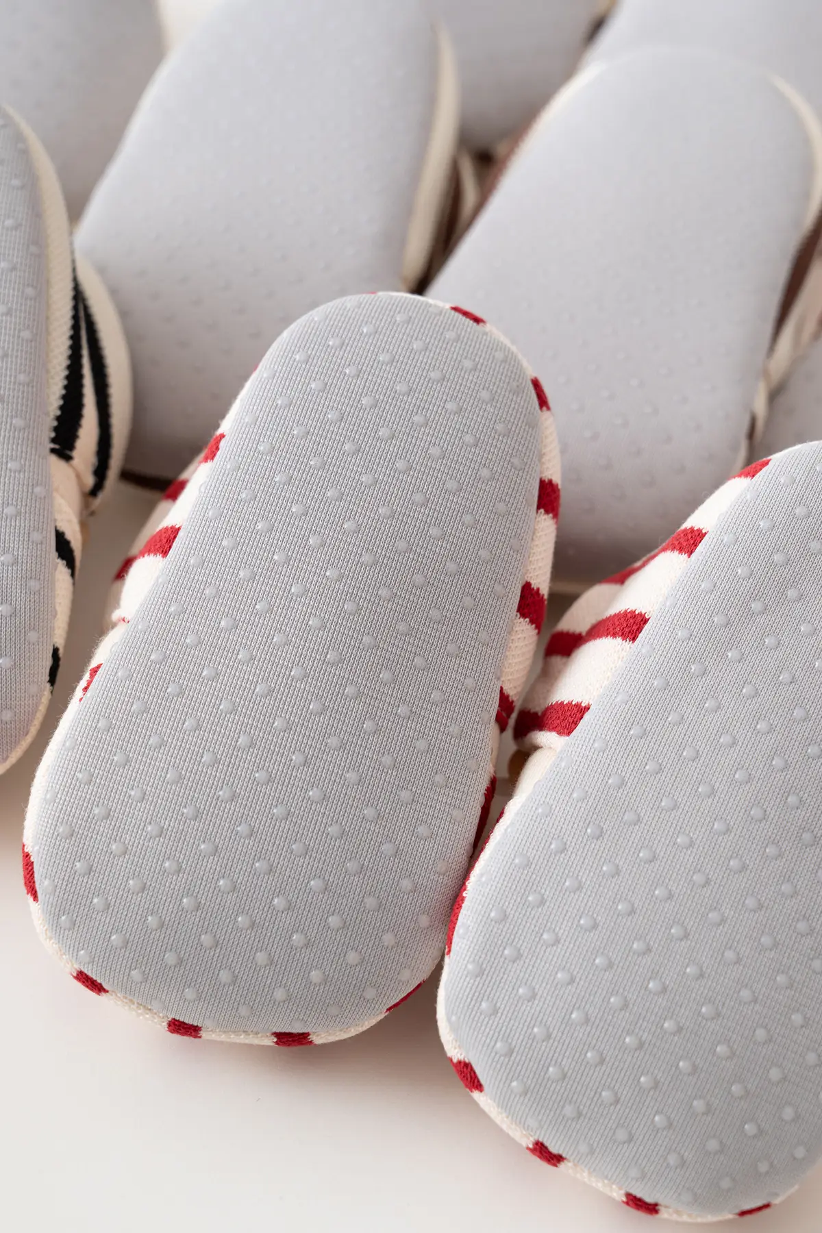 Cute Striped Baby Walking Shoes with Elastic Band — feature 10