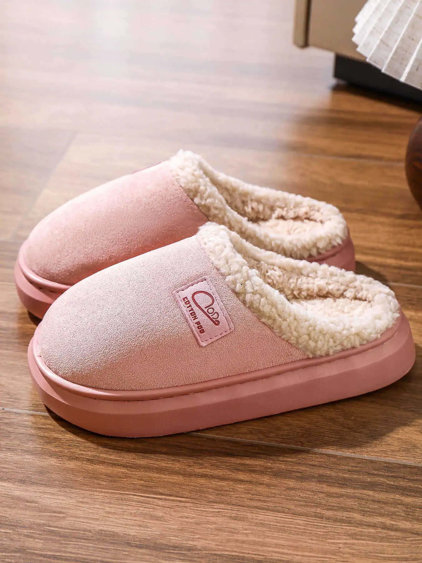 Women Cotton Slippers Warm Winter Indoor Pair — feature 14