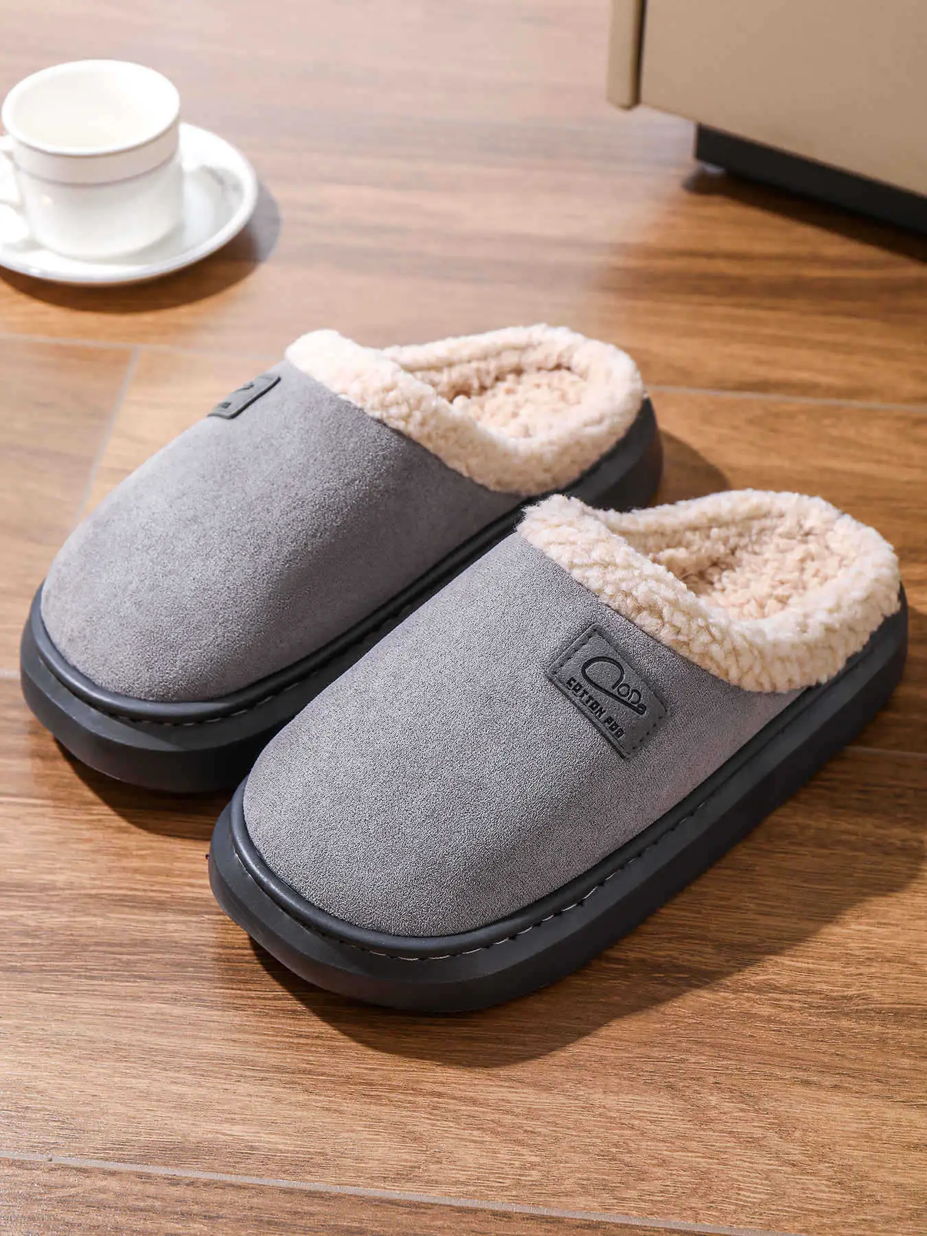 Women Cotton Slippers Warm Winter Indoor Pair — feature 15