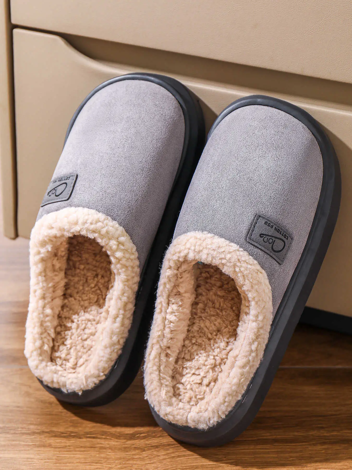 Women Cotton Slippers Warm Winter Indoor Pair — feature 16