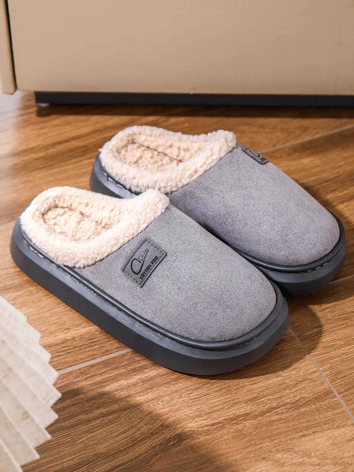 Women Cotton Slippers Warm Winter Indoor Pair — feature 18