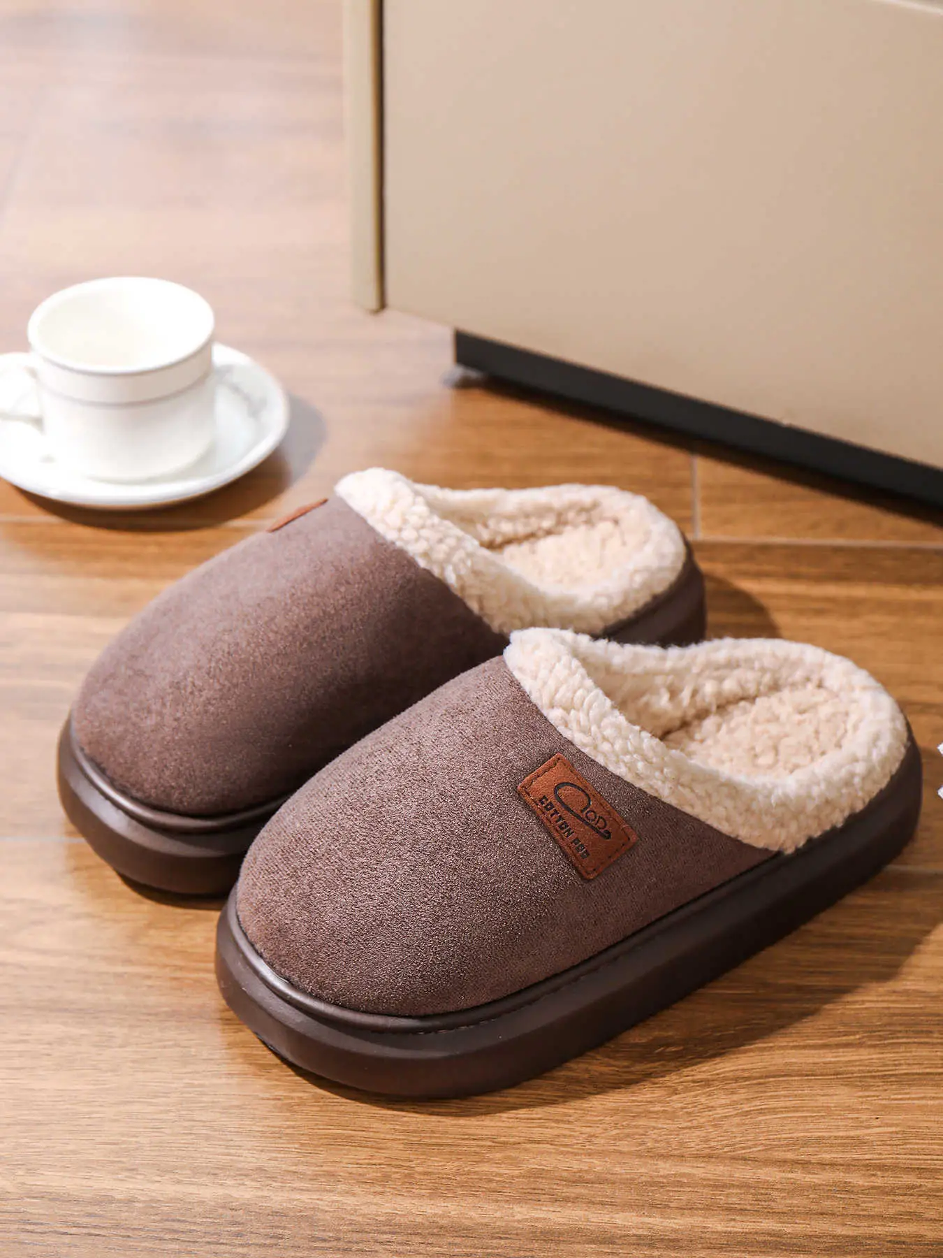 Women Cotton Slippers Warm Winter Indoor Pair — feature 20