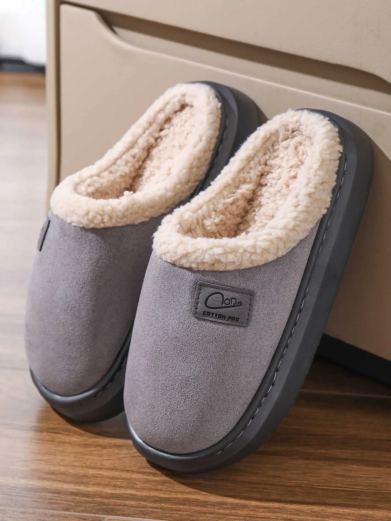 Women Cotton Slippers Warm Winter Indoor Pair — feature 4