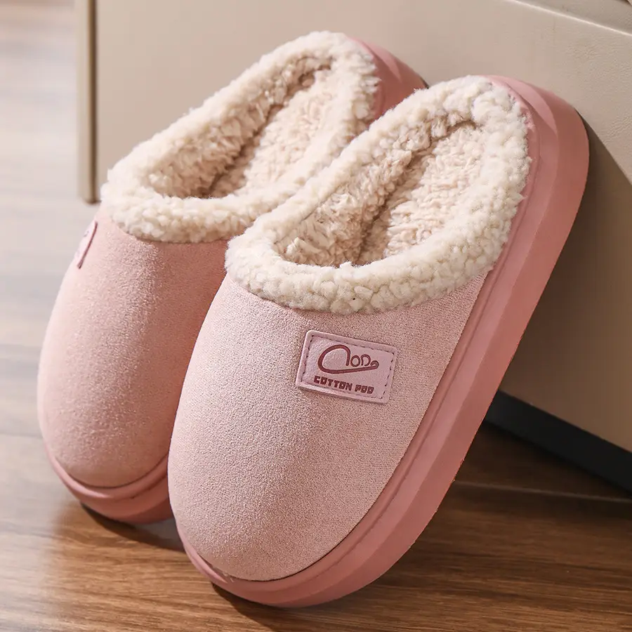 Women Cotton Slippers Warm Winter Indoor Pair