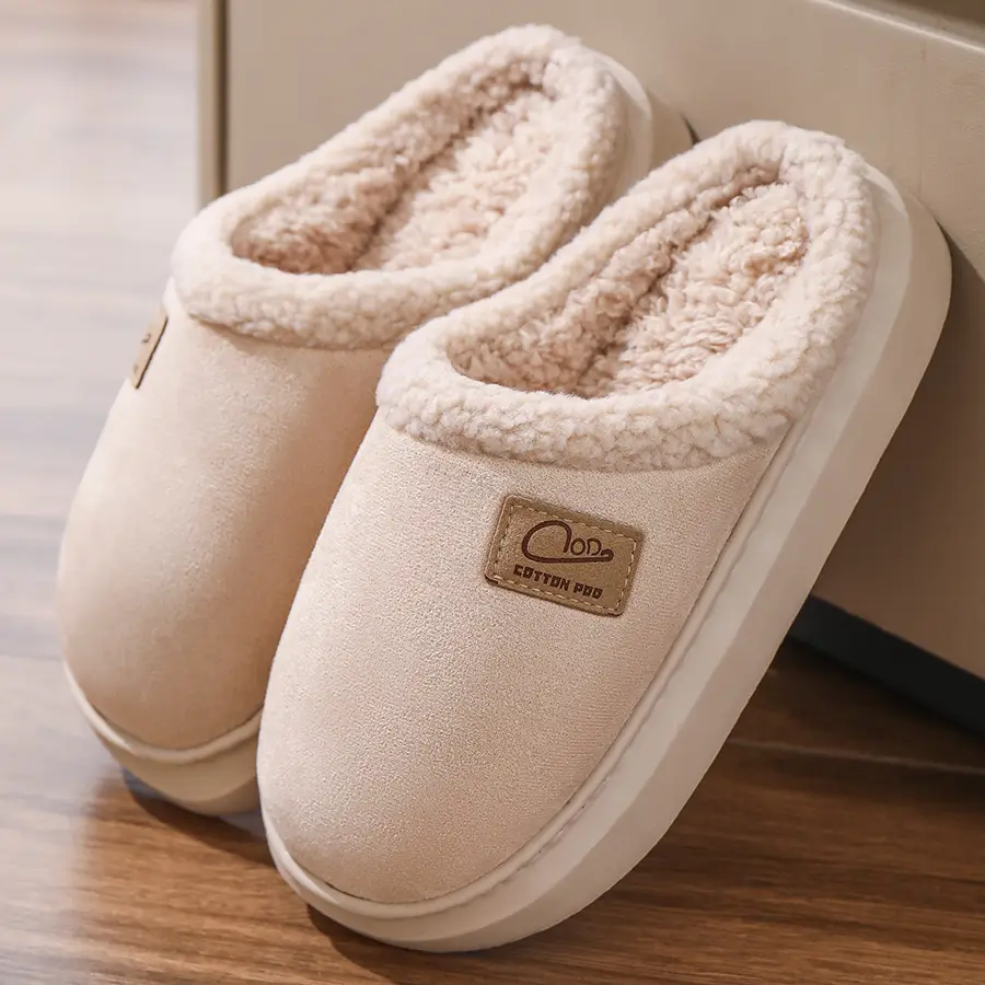 Women Cotton Slippers Warm Winter Indoor Pair