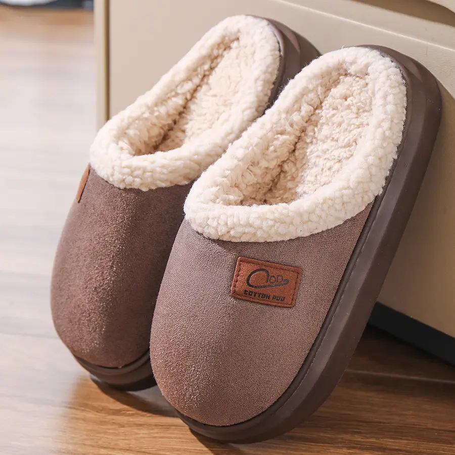 Women Cotton Slippers Warm Winter Indoor Pair