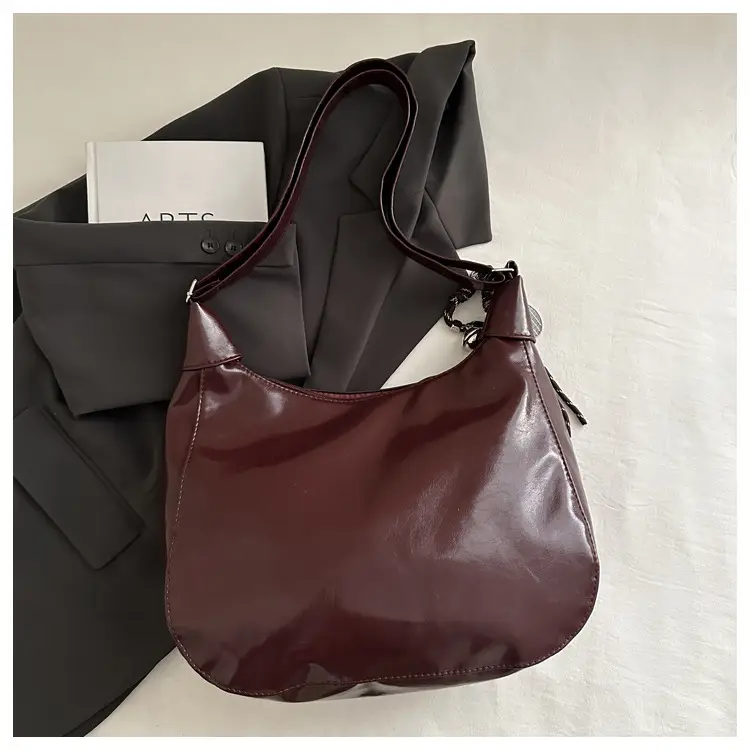 White Casual Shoulder Bag with Tassel Design — feature 15