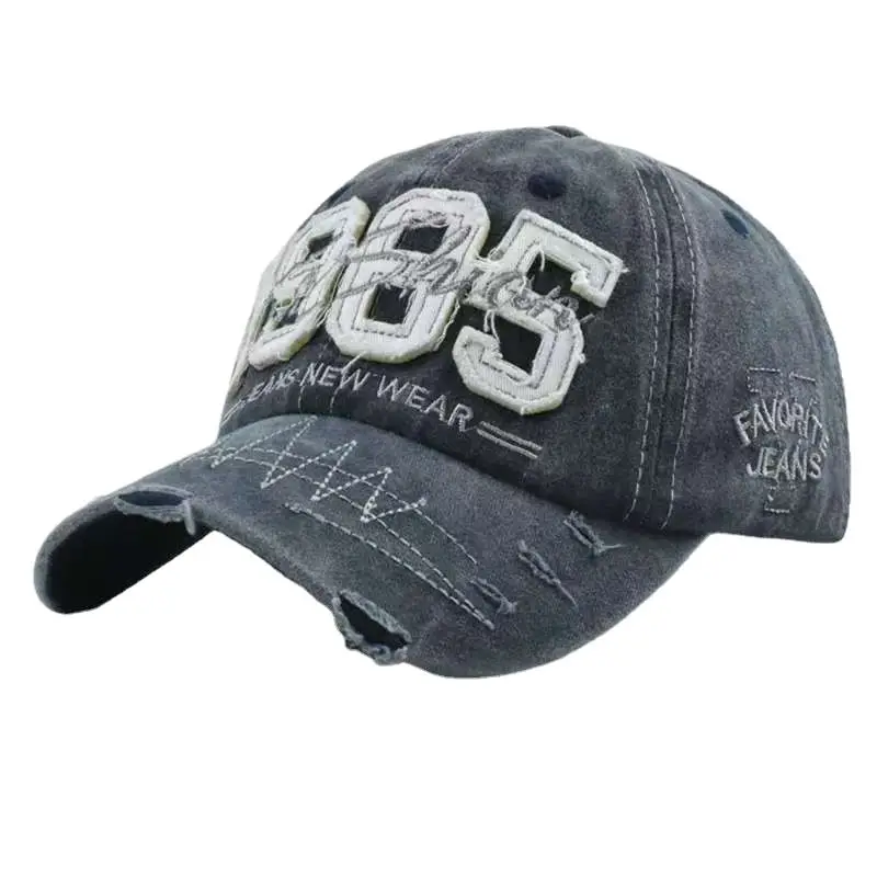 Men 1985 Embroidered Baseball Cap Washed Cotton - Image 10