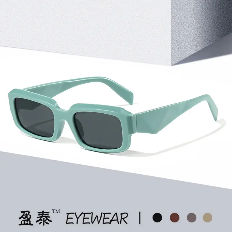 Black Square Frame Sunglasses Black Black - Image 8