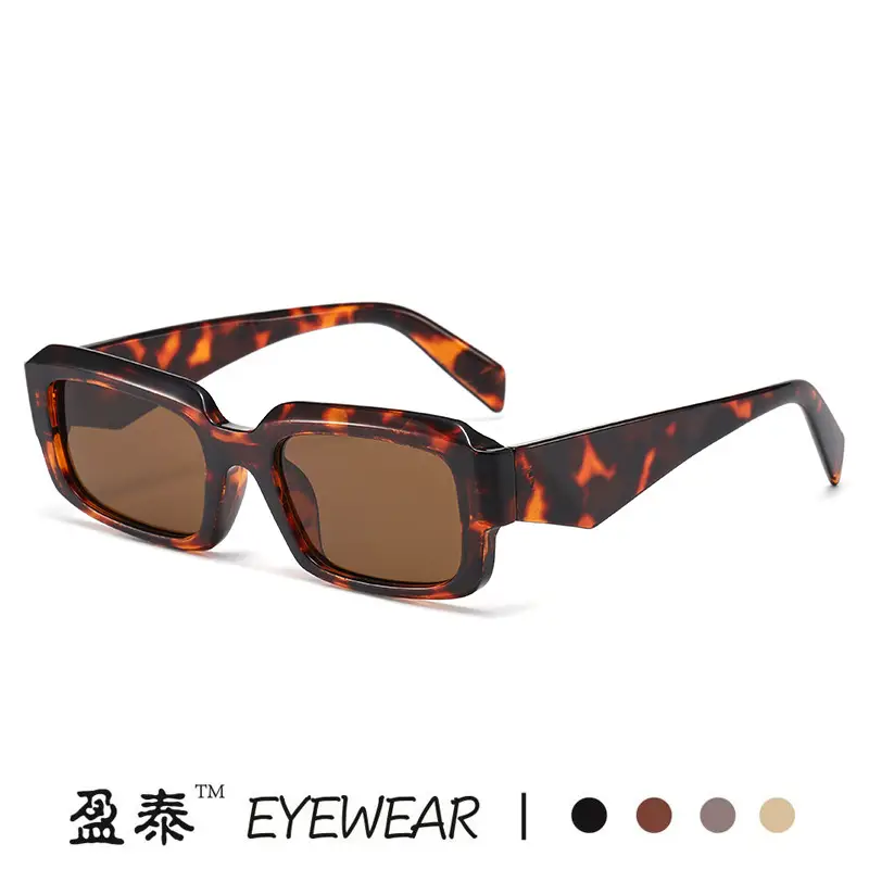 Black Square Frame Sunglasses Black Black - Image 9