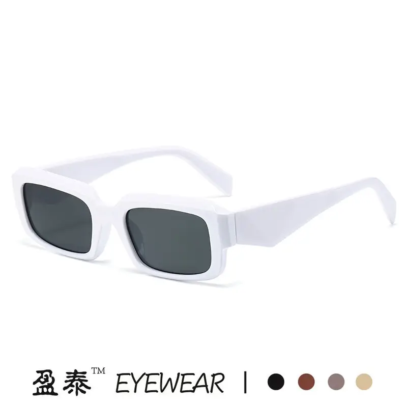 Black Square Frame Sunglasses Black Black - Image 11