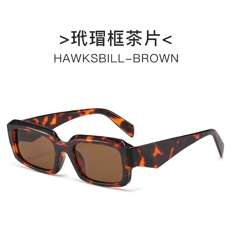 Black Square Frame Sunglasses Black Black - Image 3