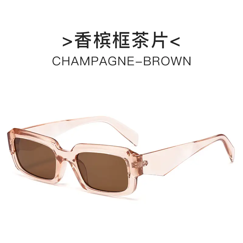 Black Square Frame Sunglasses Black Black - Image 6