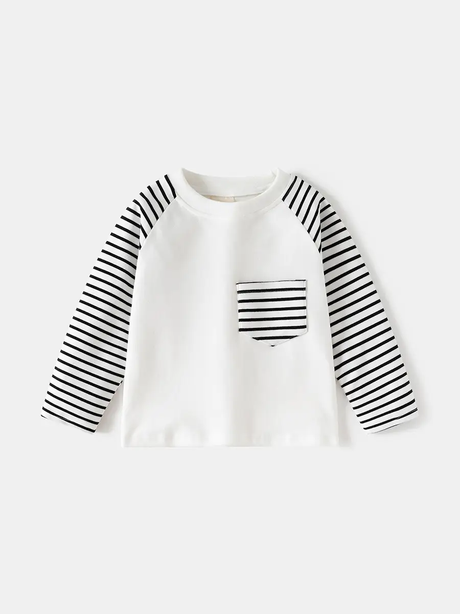 Children's Black Striped Long Sleeve T-Shirt 2025 - Image 5