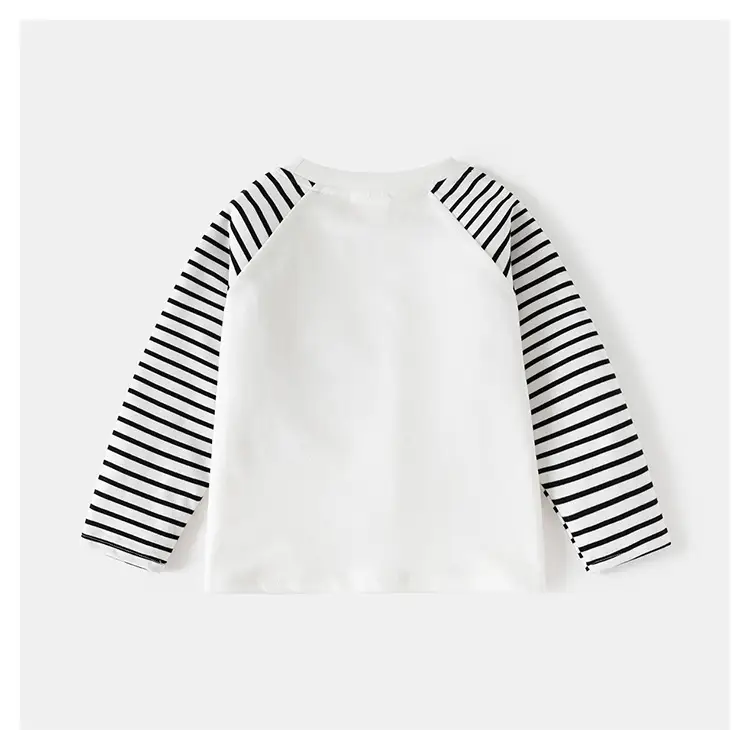 Children's Black Striped Long Sleeve T-Shirt 2025 — feature 9