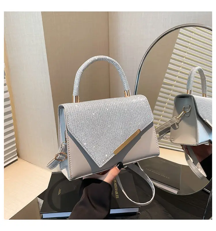 2025 Sparkly Silver Shoulder Crossbody Bag — feature 18