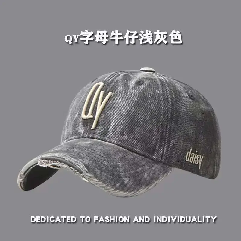 Soft Denim Baseball Caps Wash Retro Face Show — feature 15