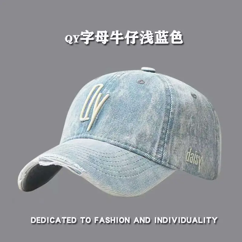 Soft Denim Baseball Caps Wash Retro Face Show — feature 17