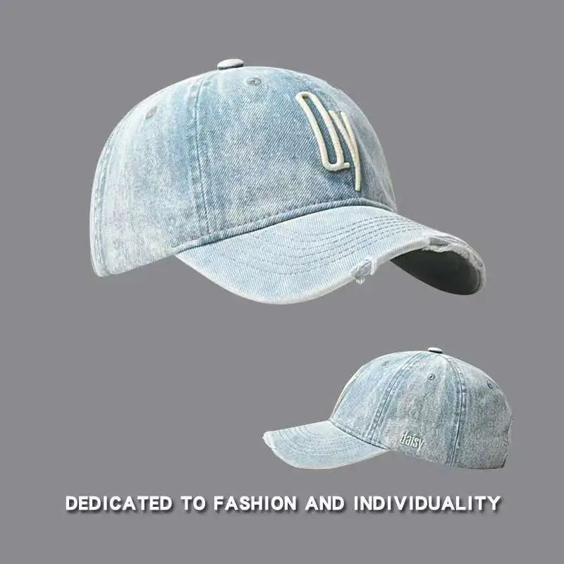 Soft Denim Baseball Caps Wash Retro Face Show — feature 18