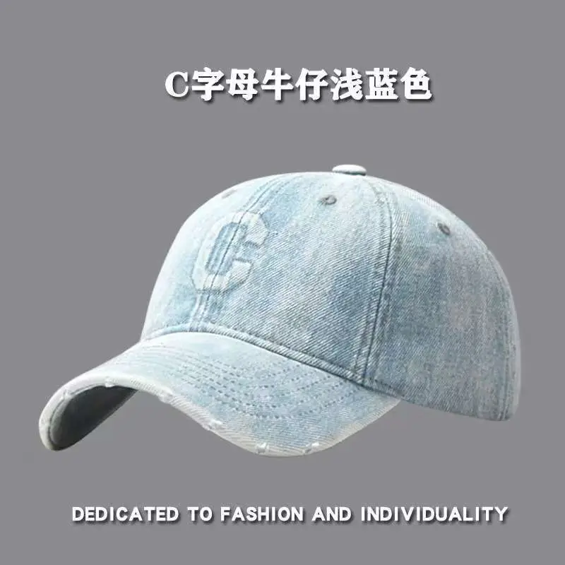 Soft Denim Baseball Caps Wash Retro Face Show — feature 5