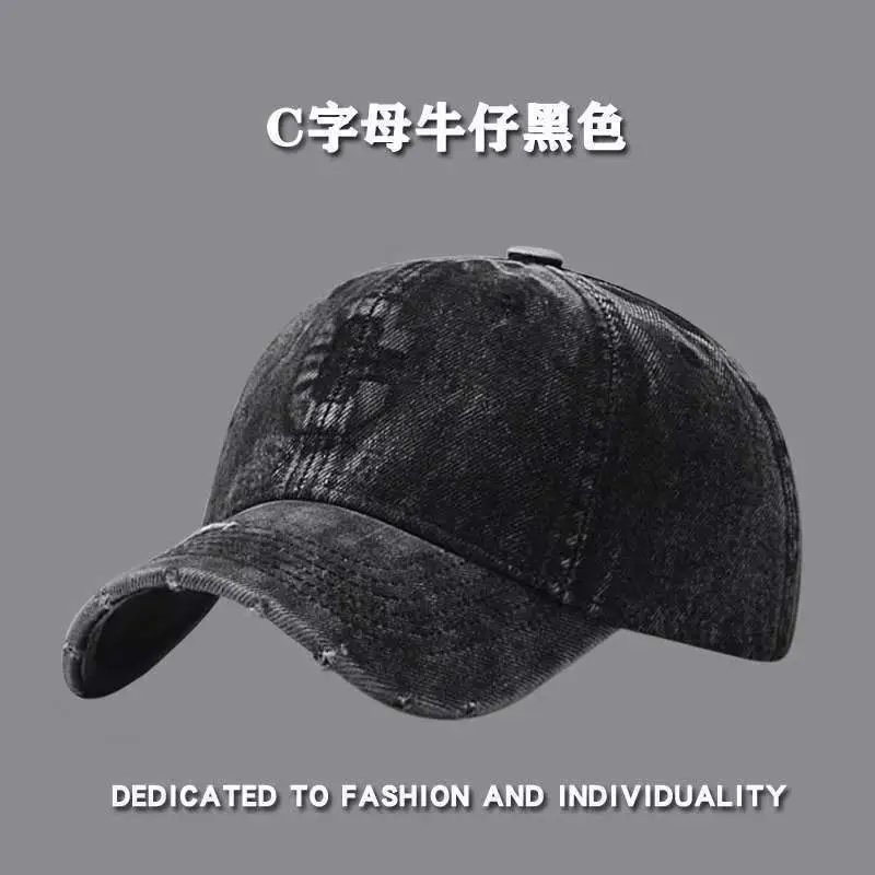 Soft Denim Baseball Caps Wash Retro Face Show — feature 9